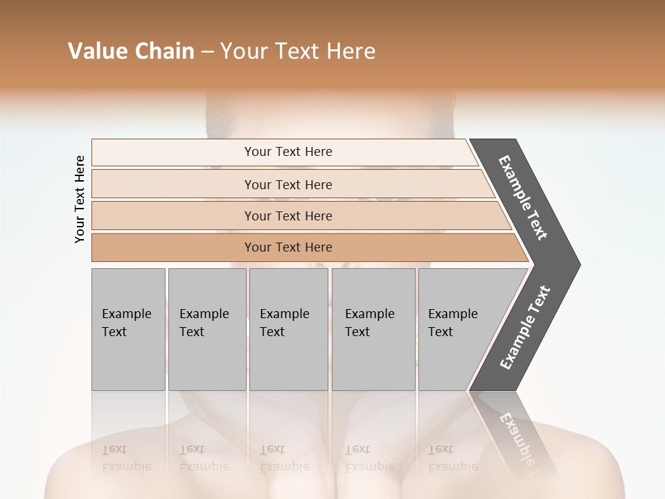 Female Girl Pretty PowerPoint Template