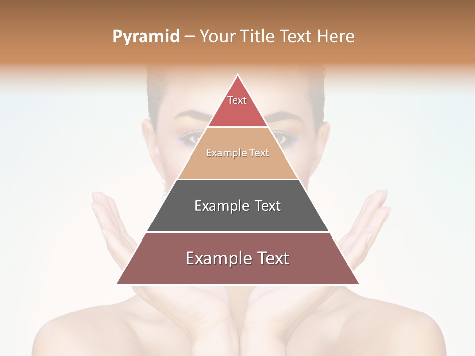 Female Girl Pretty PowerPoint Template