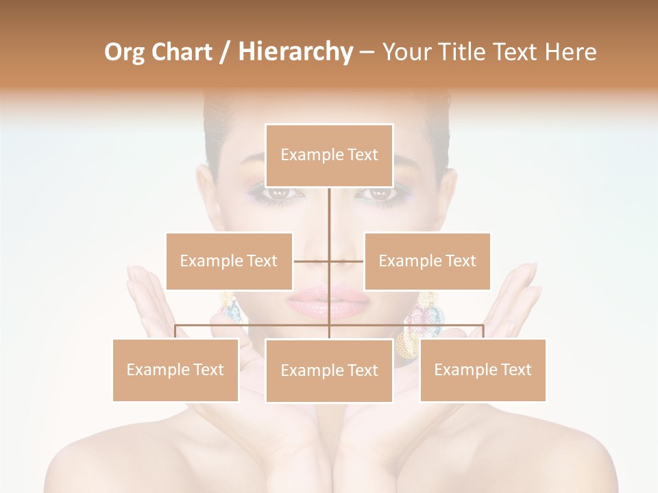 Female Girl Pretty PowerPoint Template