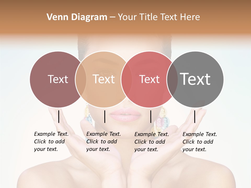 Female Girl Pretty PowerPoint Template