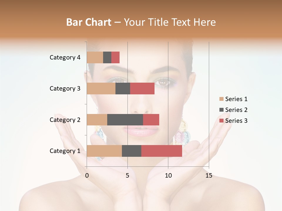 Female Girl Pretty PowerPoint Template