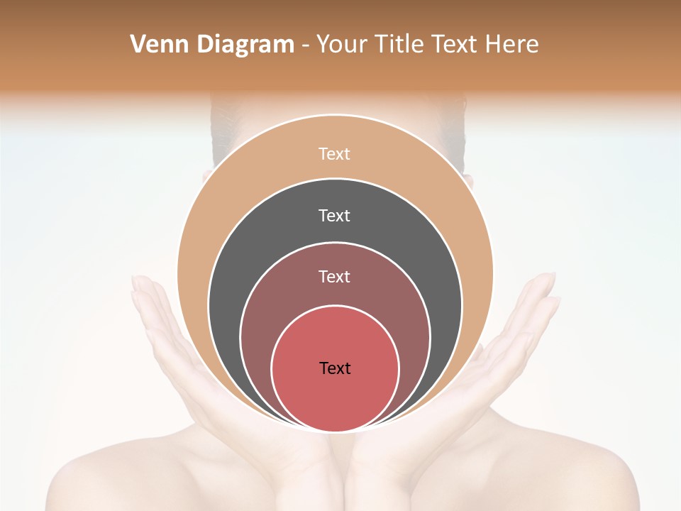 Female Girl Pretty PowerPoint Template