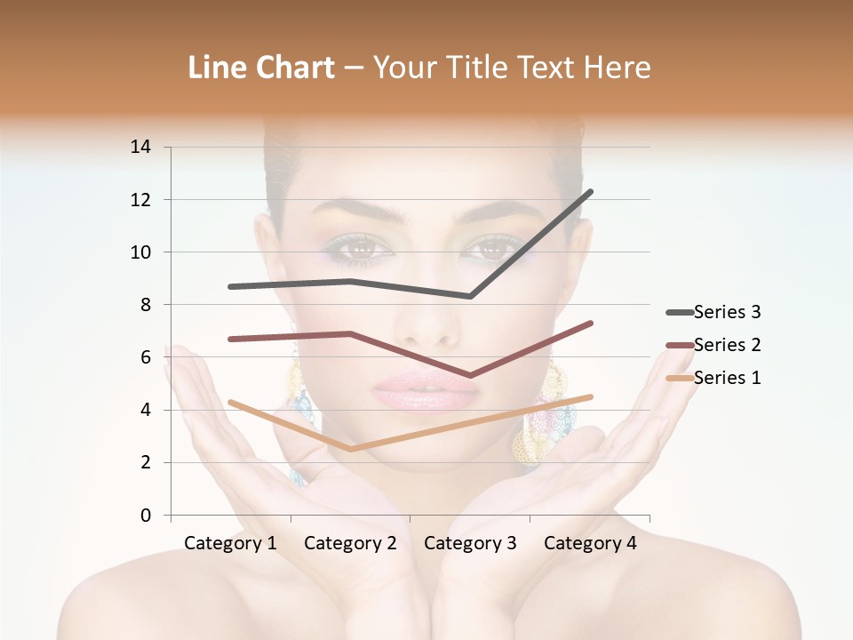 Female Girl Pretty PowerPoint Template