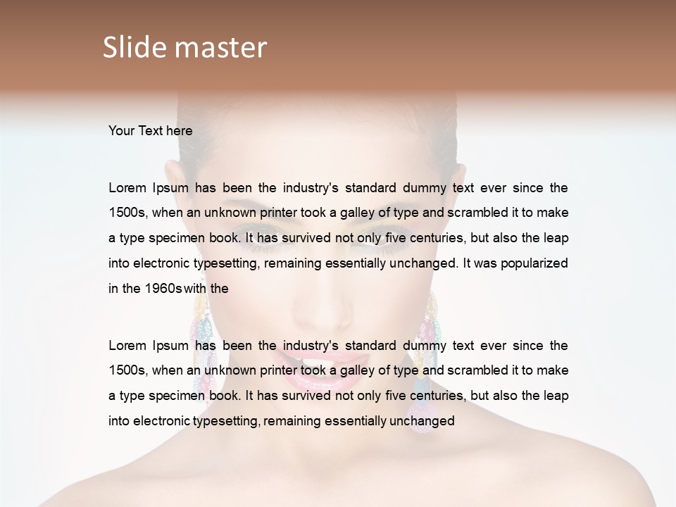 Beauty Youth Sexy PowerPoint Template
