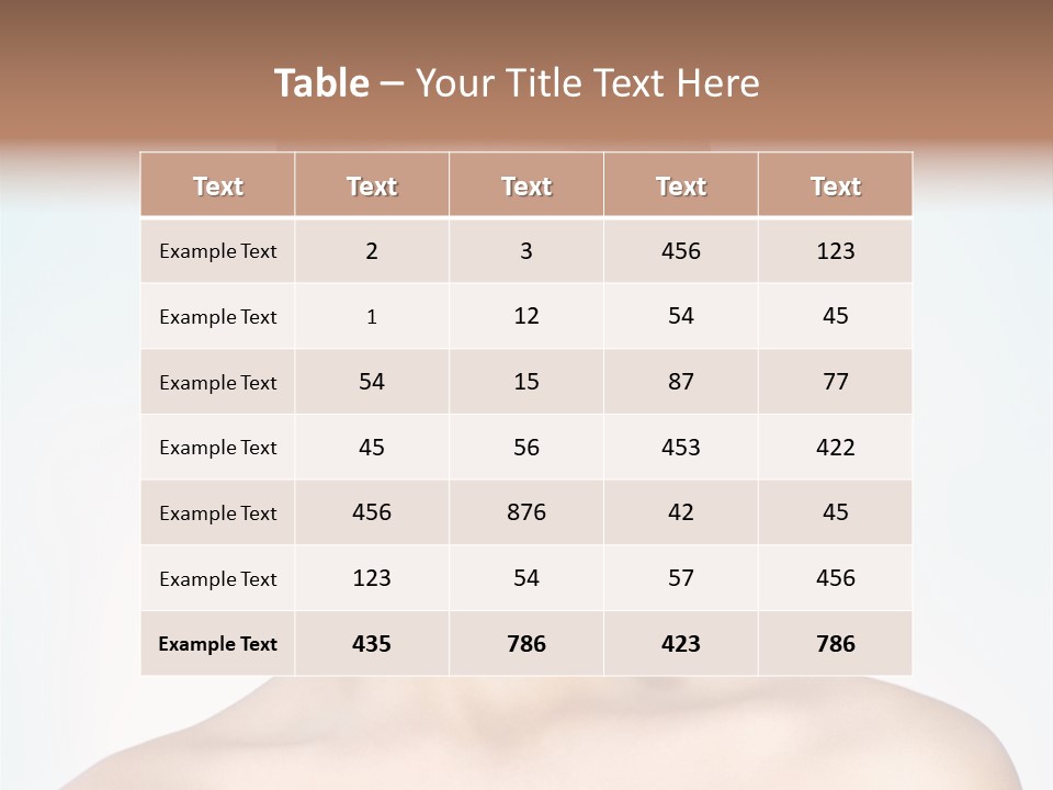 Beauty Youth Sexy PowerPoint Template