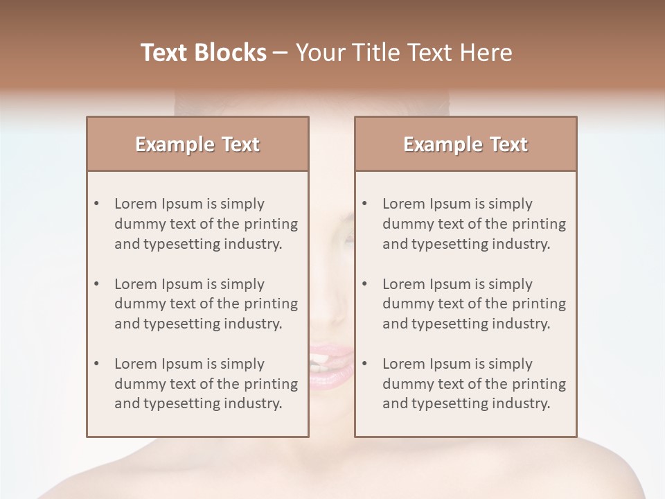 Beauty Youth Sexy PowerPoint Template