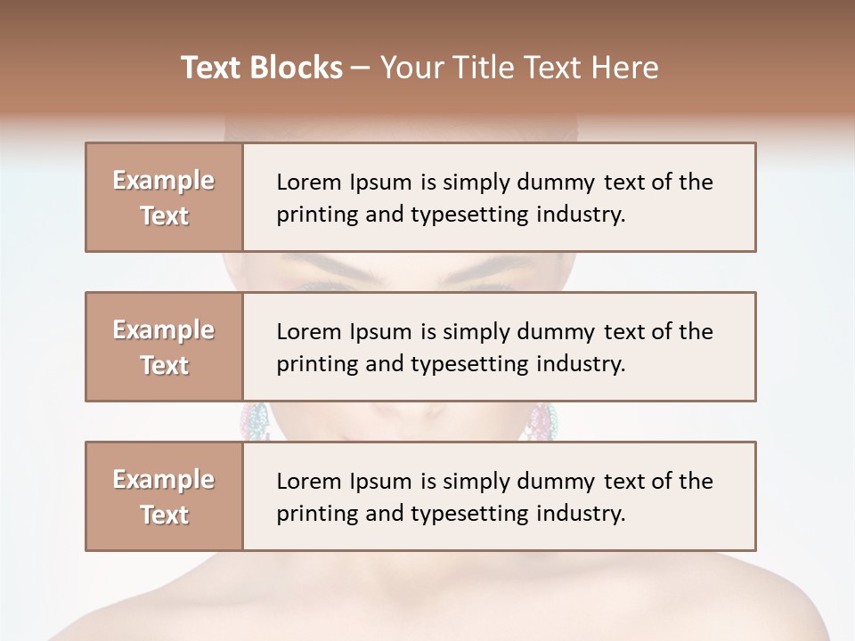 Beauty Youth Sexy PowerPoint Template