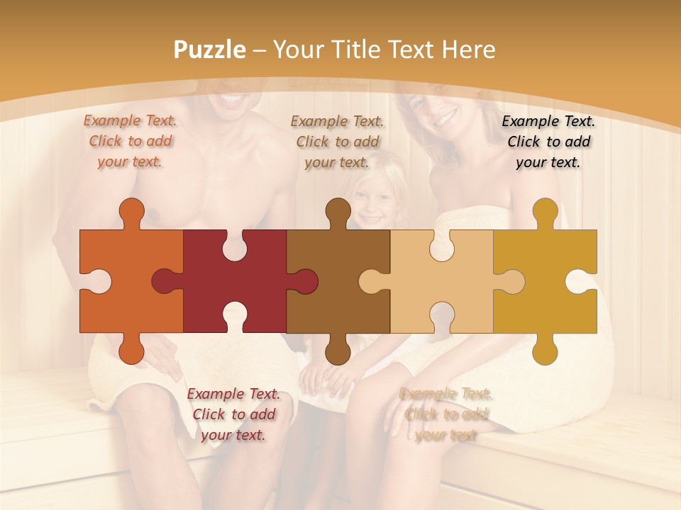 Barefoot Family Man PowerPoint Template