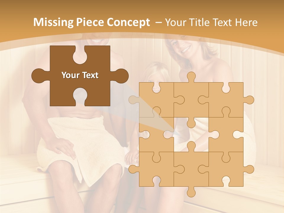 Barefoot Family Man PowerPoint Template