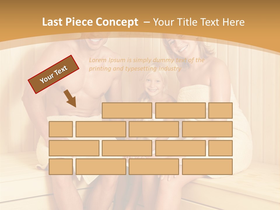 Barefoot Family Man PowerPoint Template