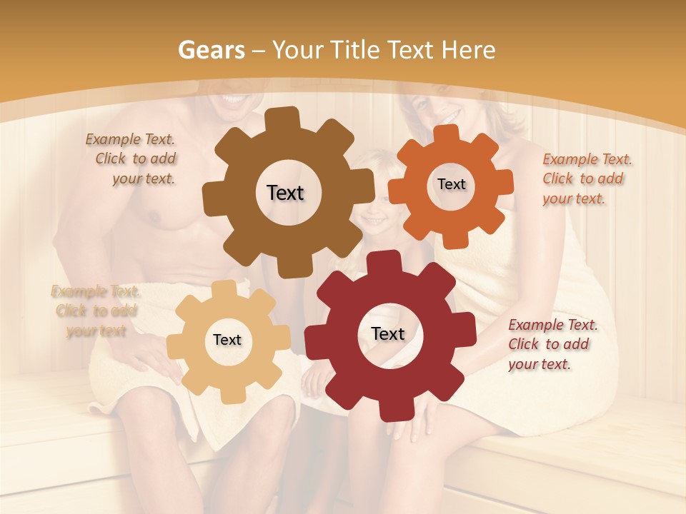 Barefoot Family Man PowerPoint Template