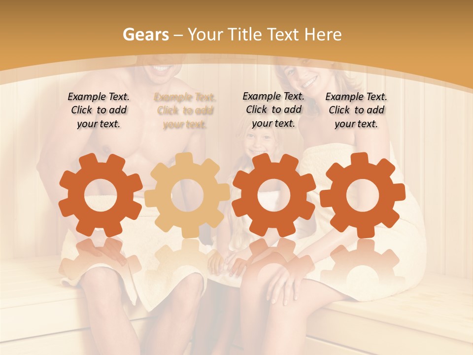 Barefoot Family Man PowerPoint Template