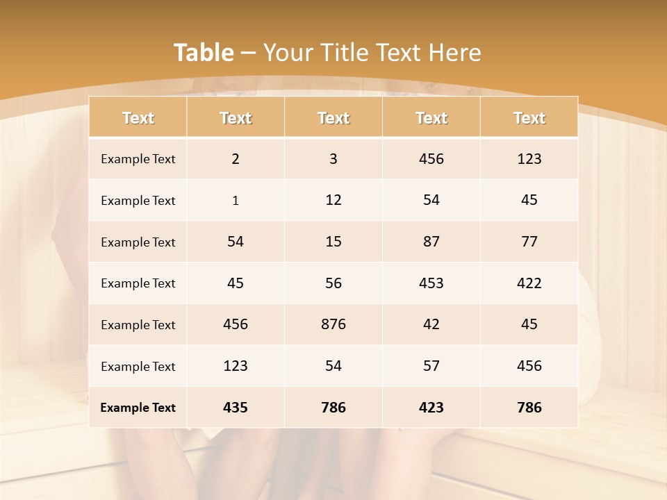 Barefoot Family Man PowerPoint Template
