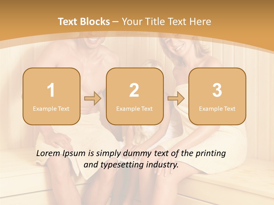 Barefoot Family Man PowerPoint Template