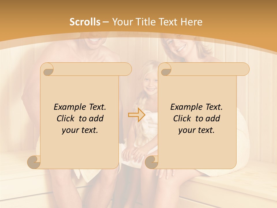 Barefoot Family Man PowerPoint Template