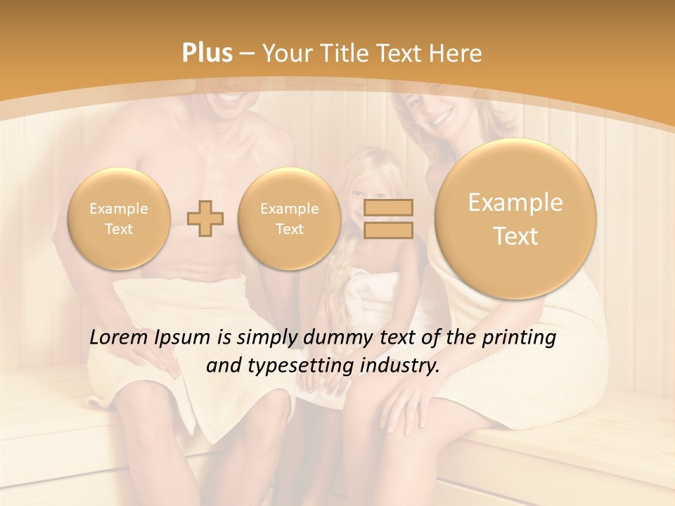 Barefoot Family Man PowerPoint Template