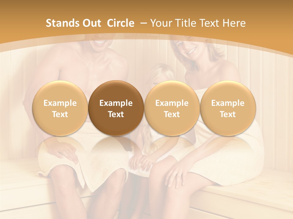 Barefoot Family Man PowerPoint Template