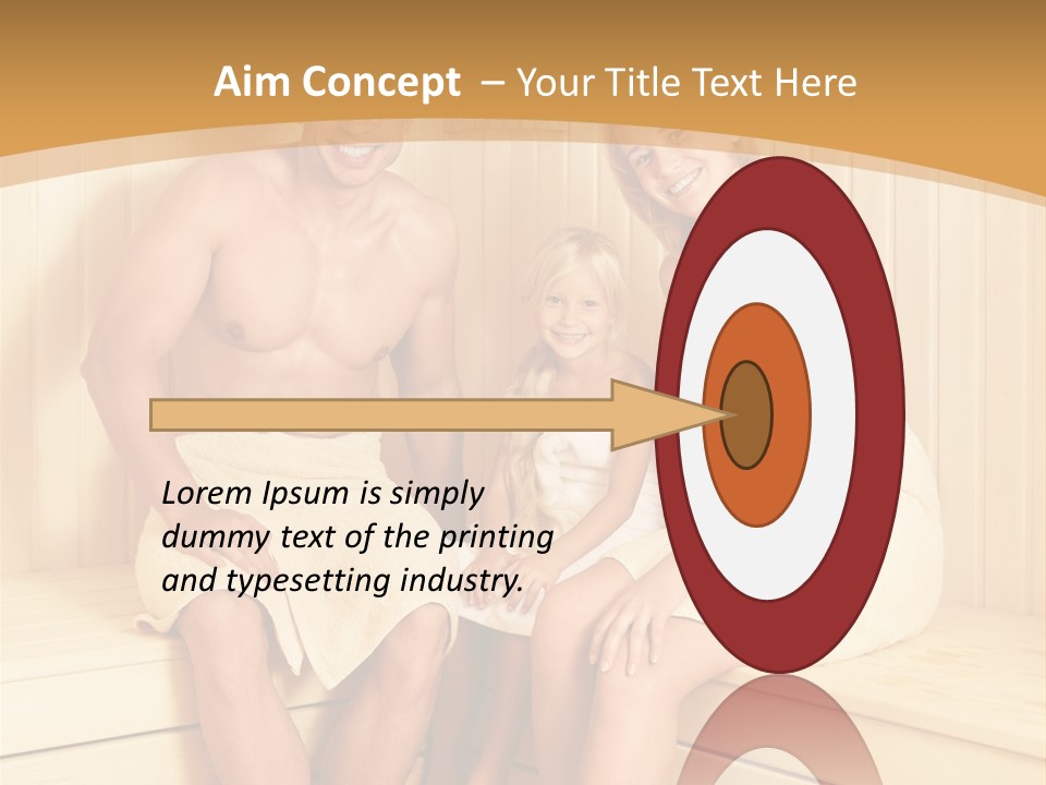 Barefoot Family Man PowerPoint Template