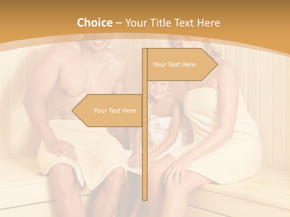 Barefoot Family Man PowerPoint Template