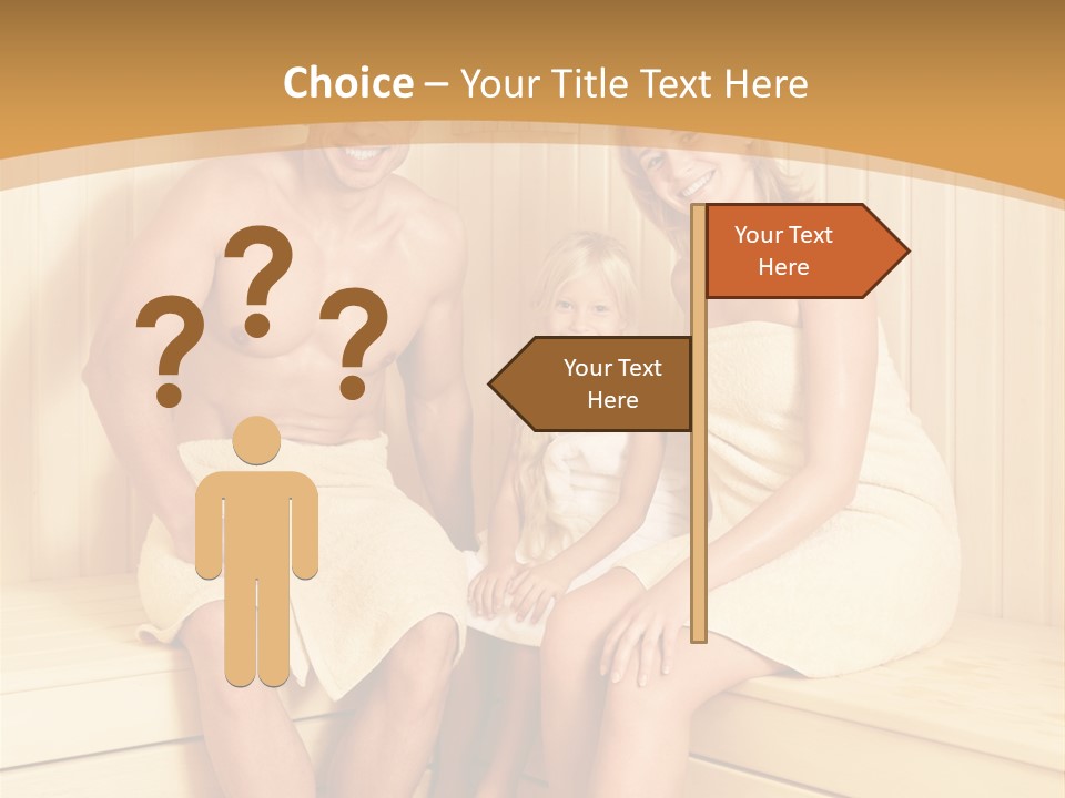 Barefoot Family Man PowerPoint Template