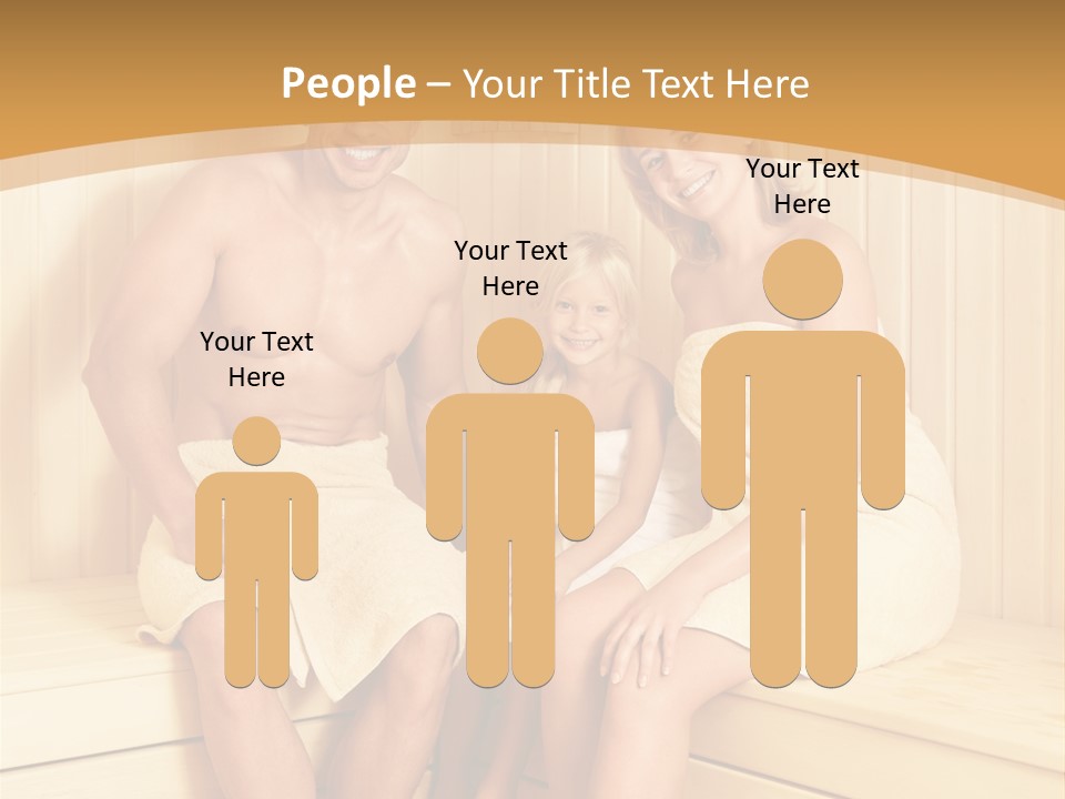 Barefoot Family Man PowerPoint Template