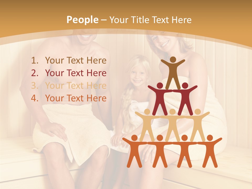 Barefoot Family Man PowerPoint Template