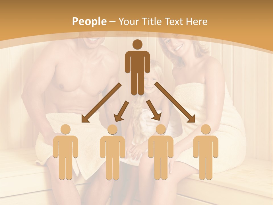 Barefoot Family Man PowerPoint Template
