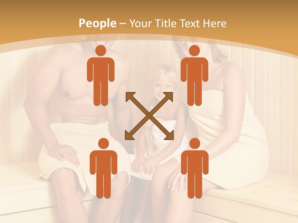 Barefoot Family Man PowerPoint Template
