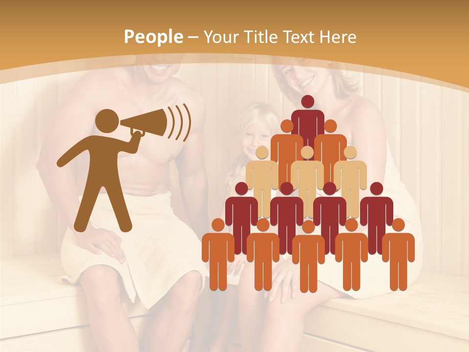 Barefoot Family Man PowerPoint Template