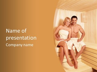 Blond Heat Spa PowerPoint Template