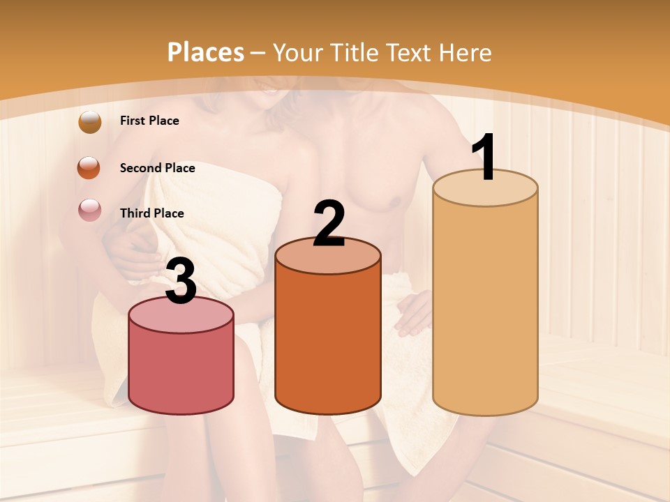 Blond Heat Spa PowerPoint Template