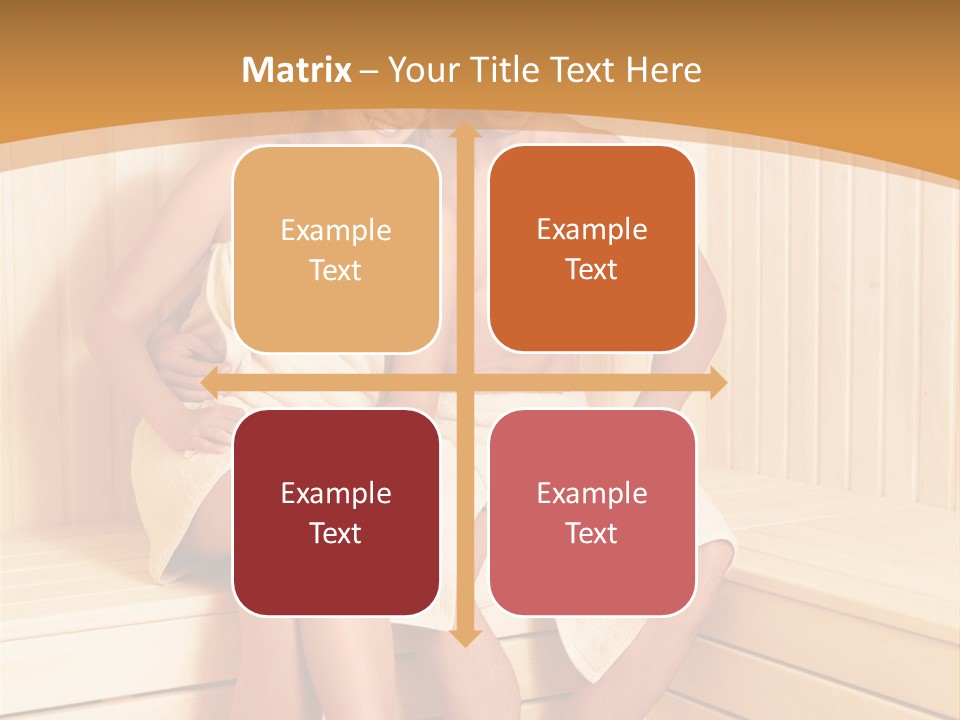 Blond Heat Spa PowerPoint Template