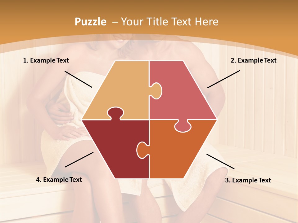 Blond Heat Spa PowerPoint Template