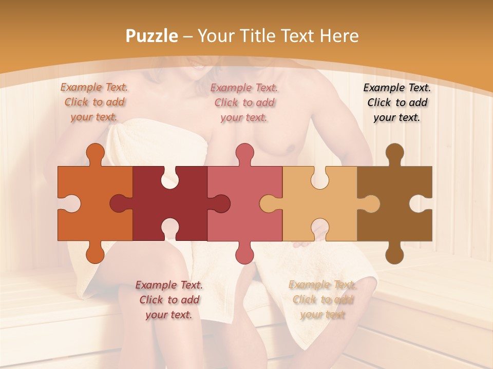 Blond Heat Spa PowerPoint Template