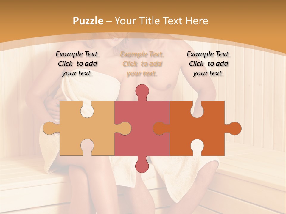 Blond Heat Spa PowerPoint Template