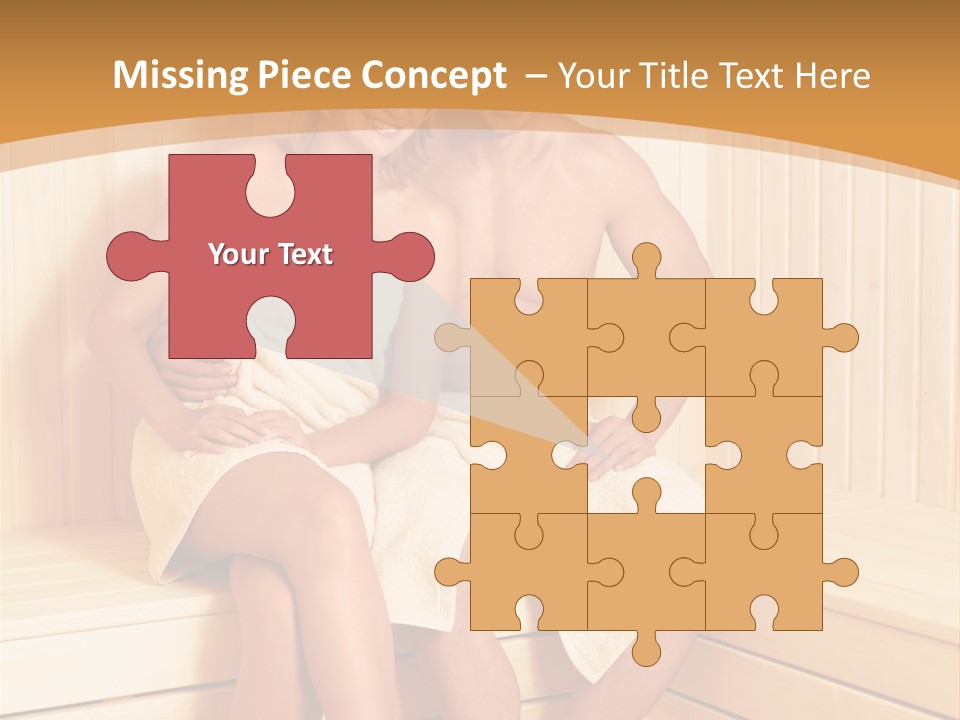 Blond Heat Spa PowerPoint Template