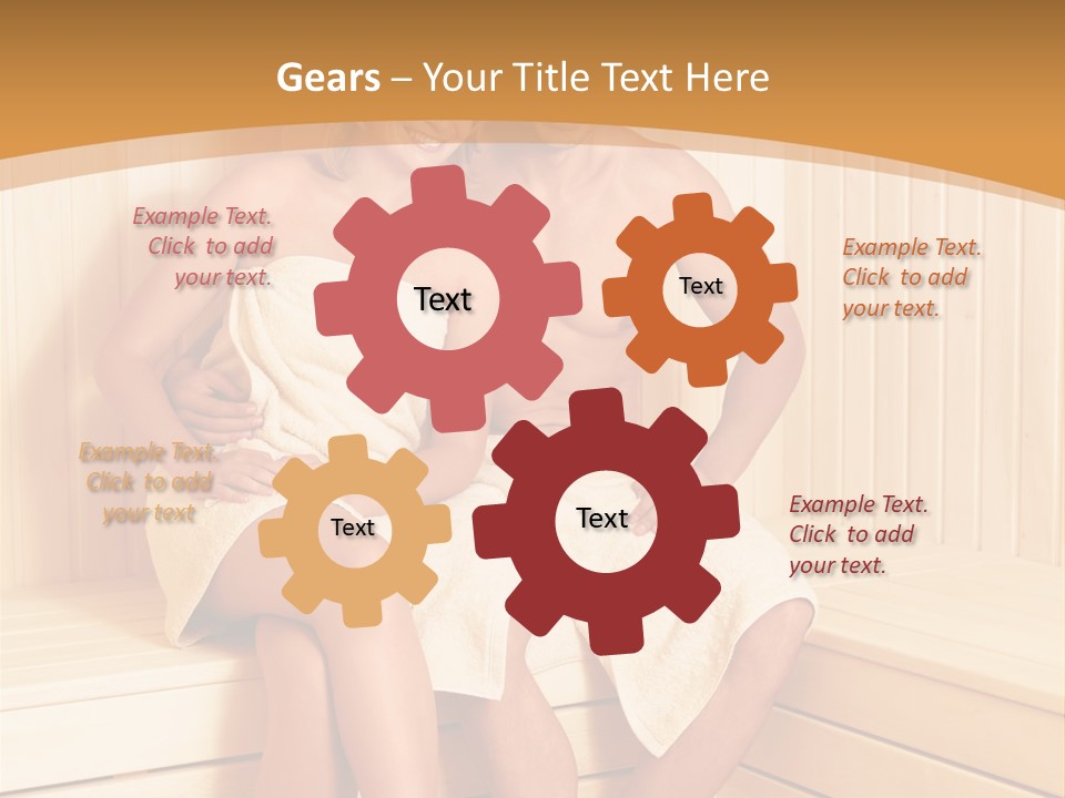 Blond Heat Spa PowerPoint Template