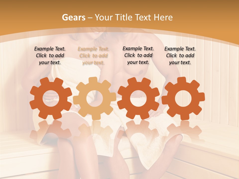 Blond Heat Spa PowerPoint Template