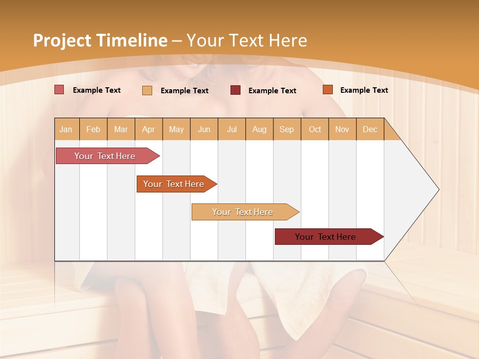 Blond Heat Spa PowerPoint Template