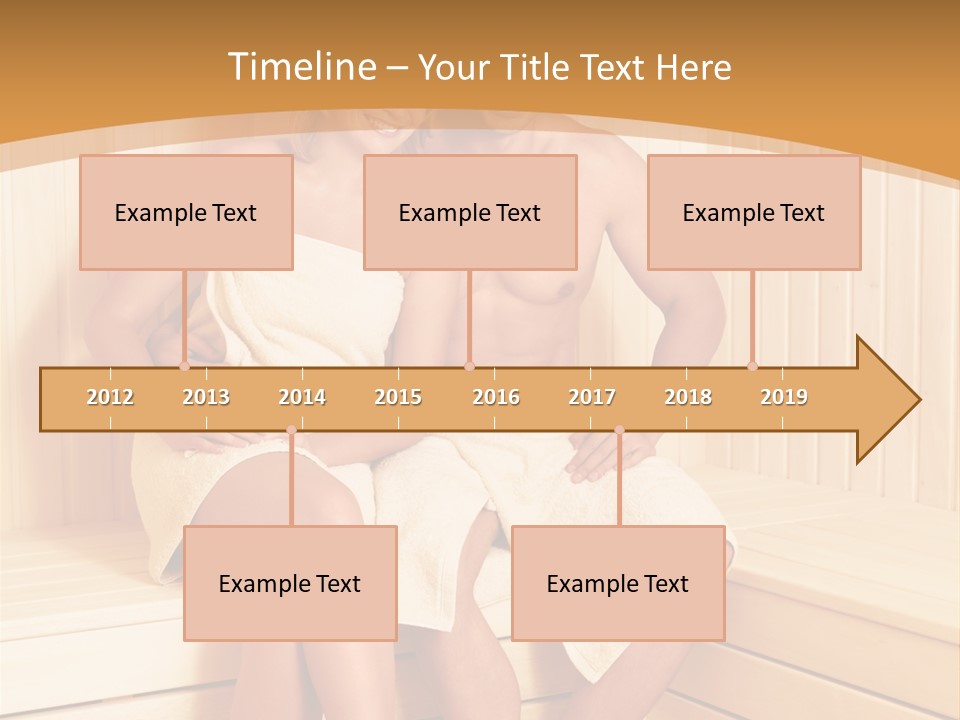 Blond Heat Spa PowerPoint Template