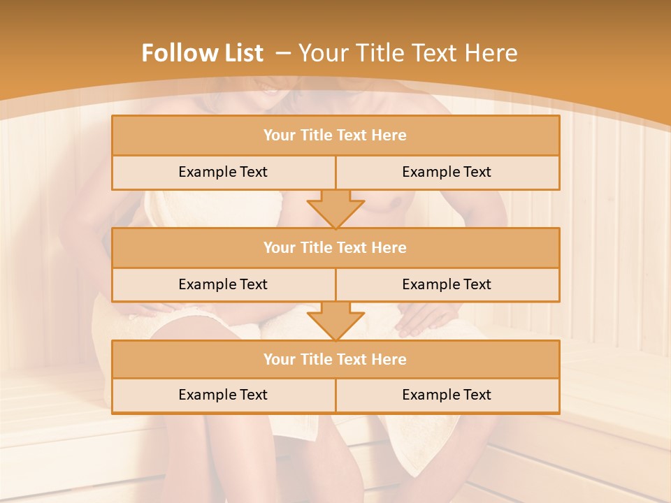 Blond Heat Spa PowerPoint Template