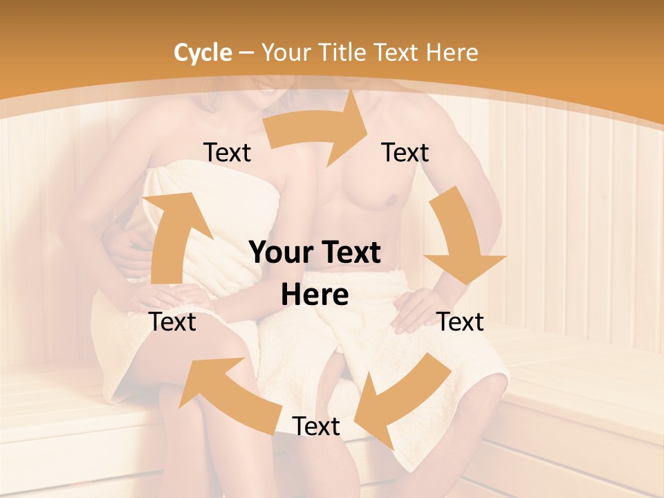 Blond Heat Spa PowerPoint Template