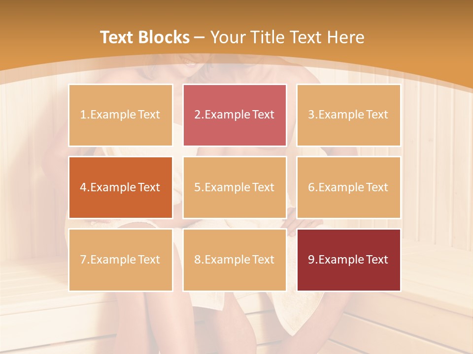Blond Heat Spa PowerPoint Template