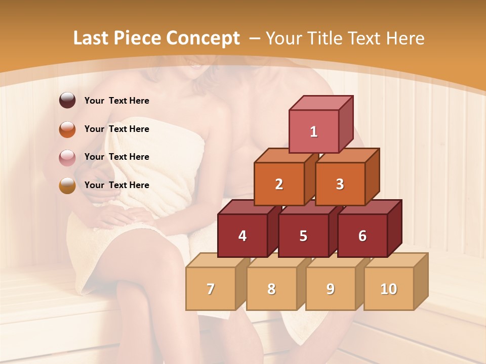 Blond Heat Spa PowerPoint Template