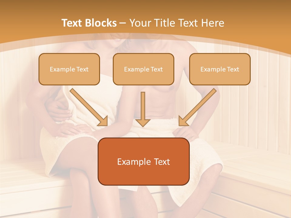 Blond Heat Spa PowerPoint Template