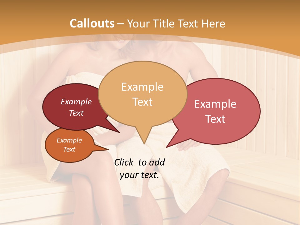 Blond Heat Spa PowerPoint Template