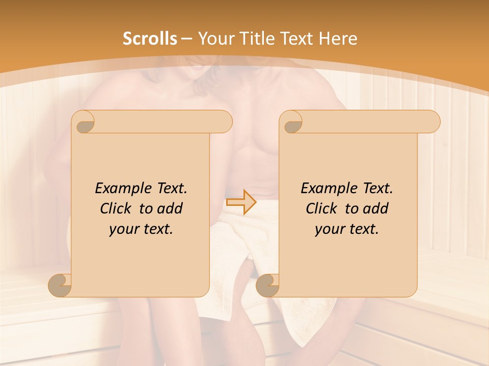 Blond Heat Spa PowerPoint Template