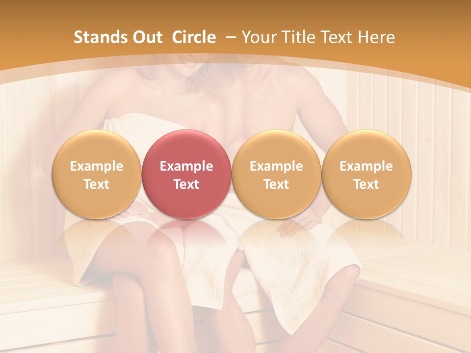 Blond Heat Spa PowerPoint Template