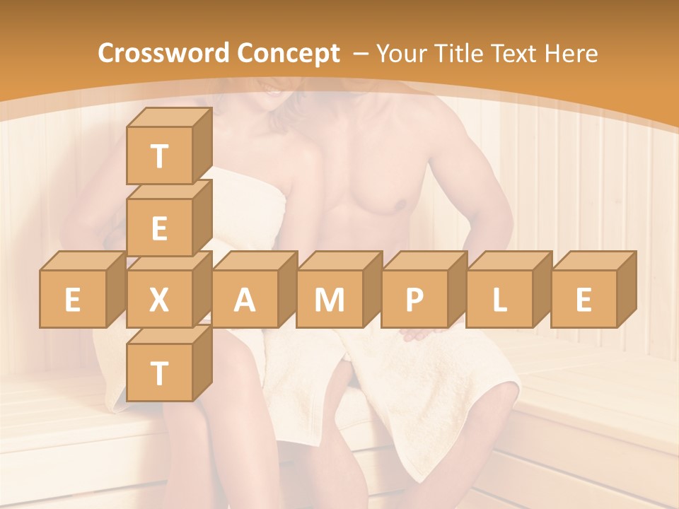 Blond Heat Spa PowerPoint Template