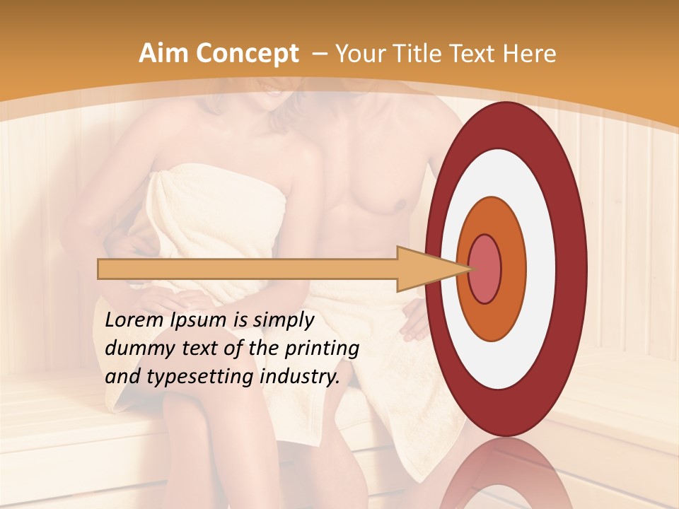 Blond Heat Spa PowerPoint Template